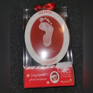 Baby's 1st Christmas Photo & Print Ornament
